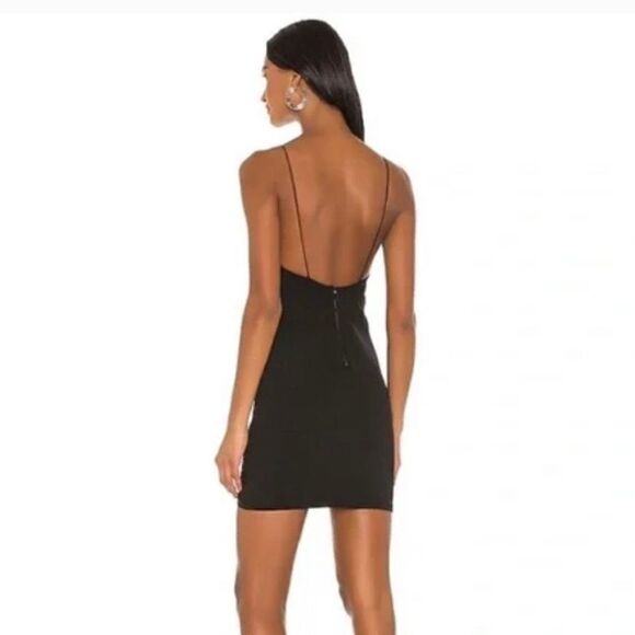 Alice + Olivia Women’s 10 Black Nelle Fitted Mini Sleeveless Dress Stretch - Picture 3 of 15